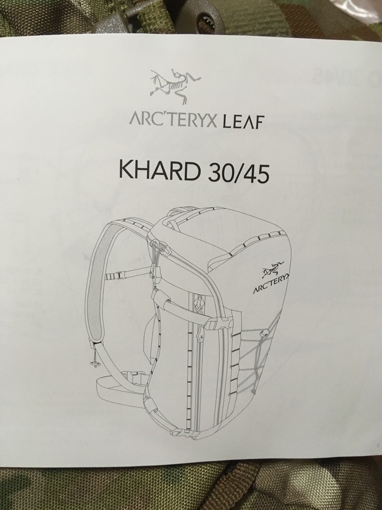 ARC' TERYX Leaf Khard 30 Backpack リーフ バックパック [送料 ARC' TERYX Leaf Khard 30 Backpack リーフ バックパック [送料