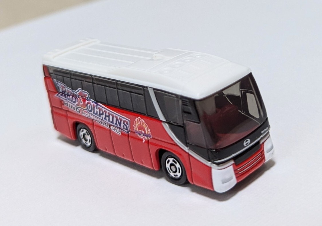 【新品未使用】日野レッドドルフィンズ ラグビー ミニカー トミカ バス 限定品 トミカ HINO S'ELEGA(日野セレガ) レッドドルフィンズ(リーグ
