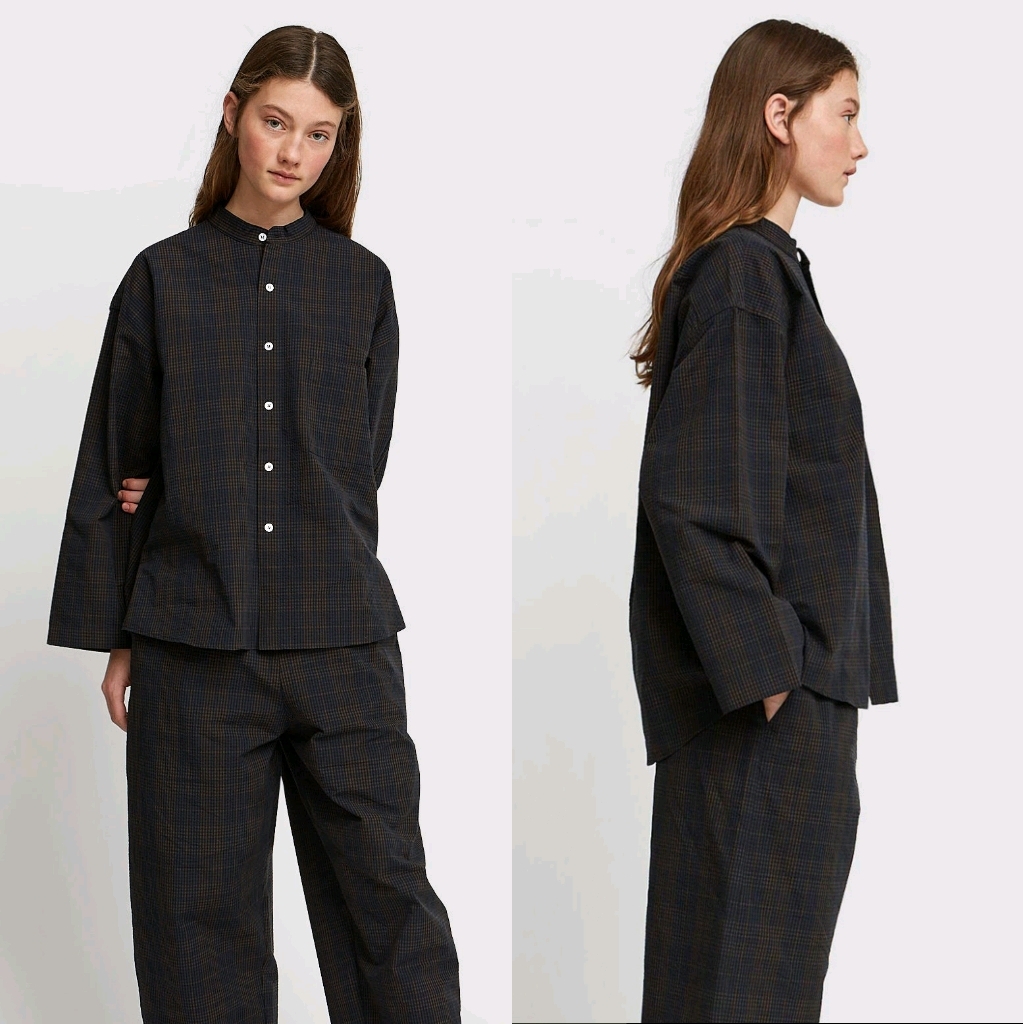 新品 Cristaseya STRIPED SEERSUCKER MOROCCAN PYJAMA PANTS L 新品 Cristaseya STRIPED SEERSUCKER MOROCCAN PYJAMA PANTS L