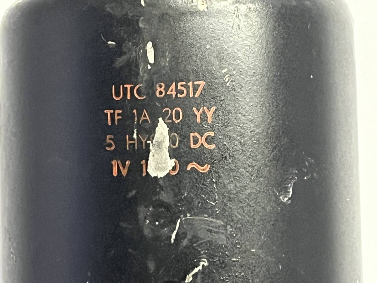 UTC チョークコイル 84517 動作未確認 ジャンク品として(パーツ UTC チョークコイル 84517 動作未確認 ジャンク品として(パーツ