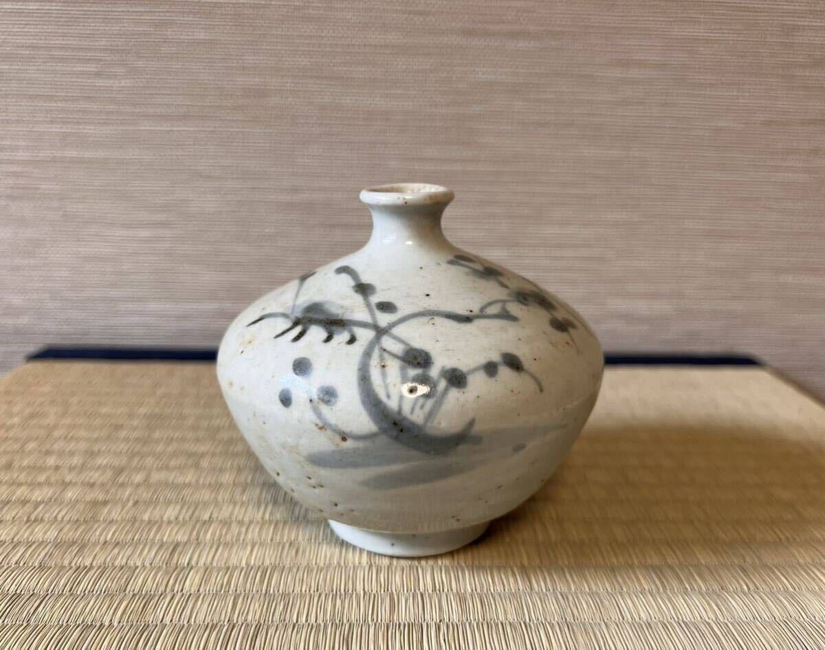 古伊万里 伊万里 江戸 染付 油壷 大疵!! Yahoo!オークション - 【古伊万里 染付油壷】伊万里焼ナズナ文染