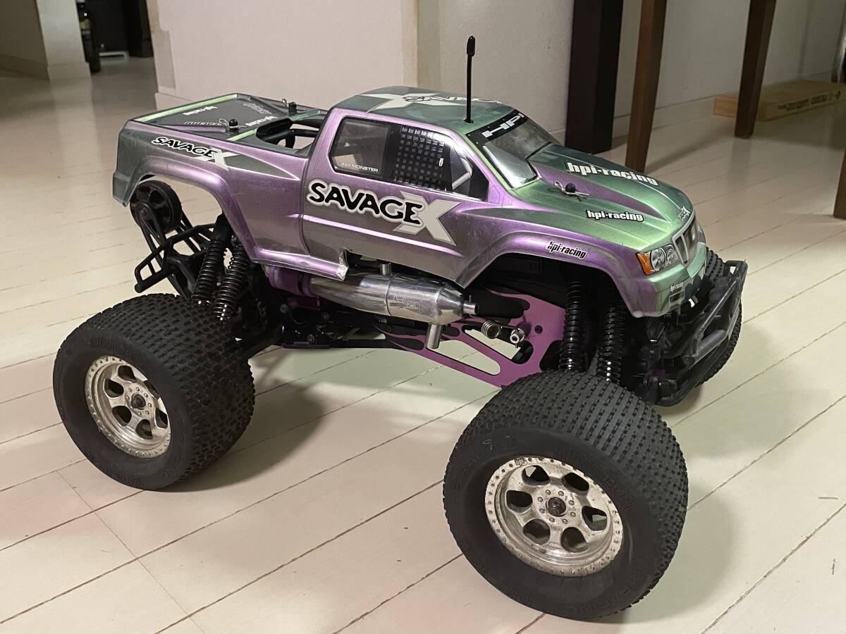 希少 HPI サベージX OS 30VG付 プロポ・メカ・ロートスターター 希少 HPI サベージX OS 30VG付 プロポ・メカ・ロートスターター