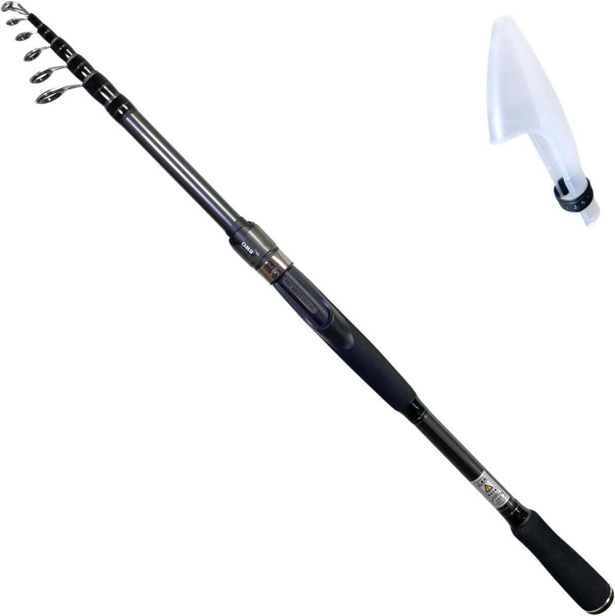 TACKLAND】 高コスパ ガイド固定 振出式カーボンロッド S180M TACKLAND】 高コスパ ガイド固定 振出式カーボンロッド S180M