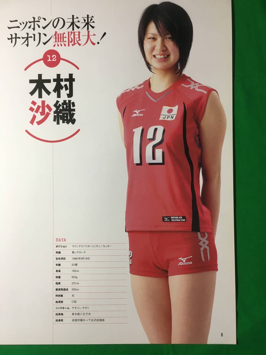 激レア!全日本女子バレーユニフォーム切り抜き 日本代表 木村 激レア!全日本女子バレーユニフォーム切り抜き 日本代表 木村