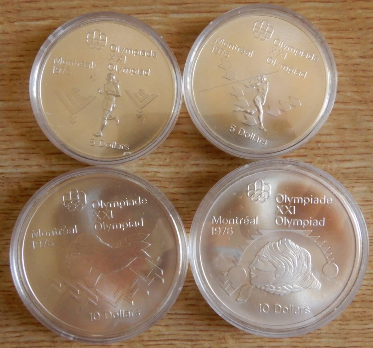 モントリオールオリンピック 銀貨×3枚 モントリオールオリンピック記念銀貨3セット