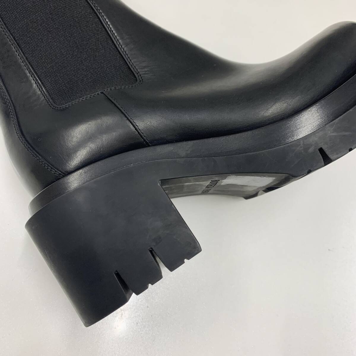 5989 未使用 ボッテガヴェネタ レザー サイドゴア ロングブーツ 5989 未使用 ボッテガヴェネタ レザー サイドゴア ロングブーツ
