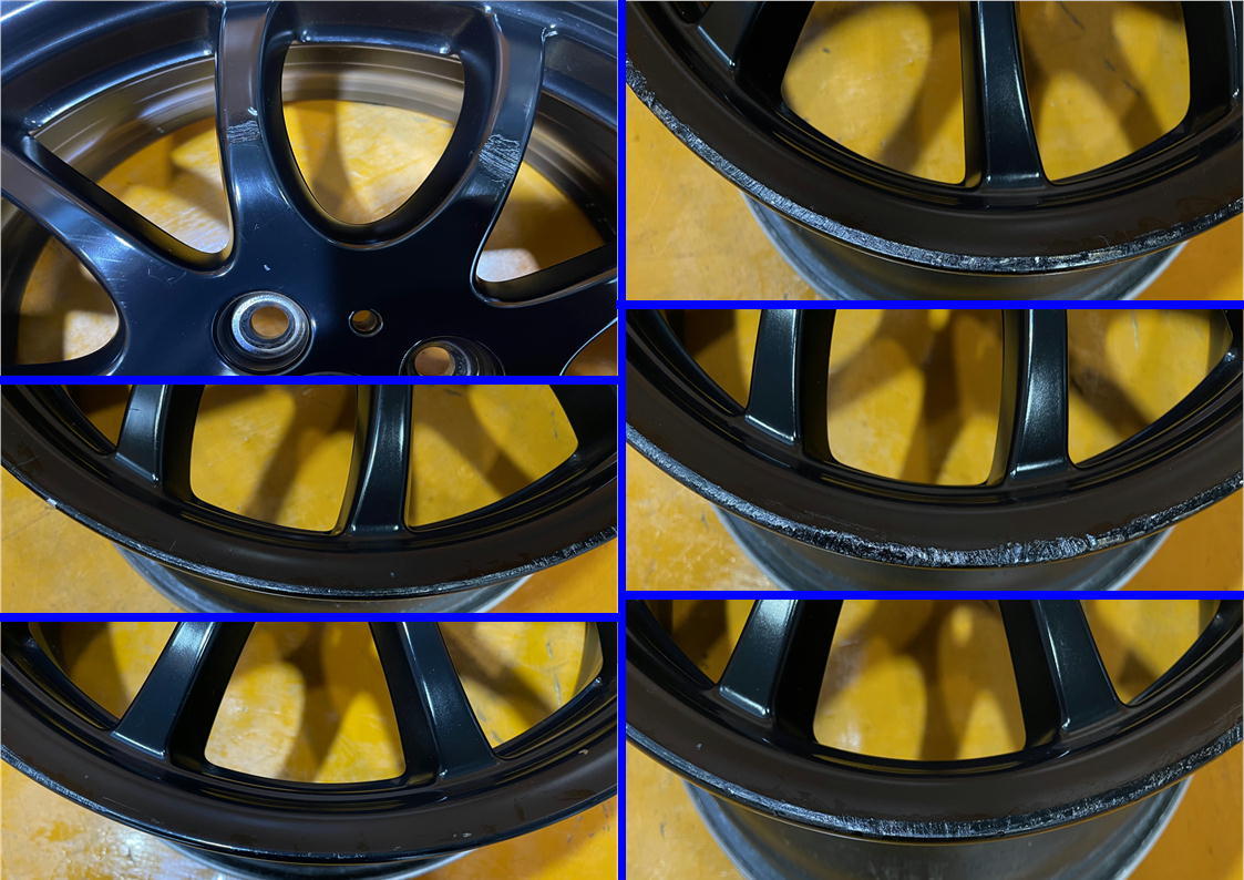 【AA425】ホイール4本*WORK 18×7J 4穴 PCD100 +52