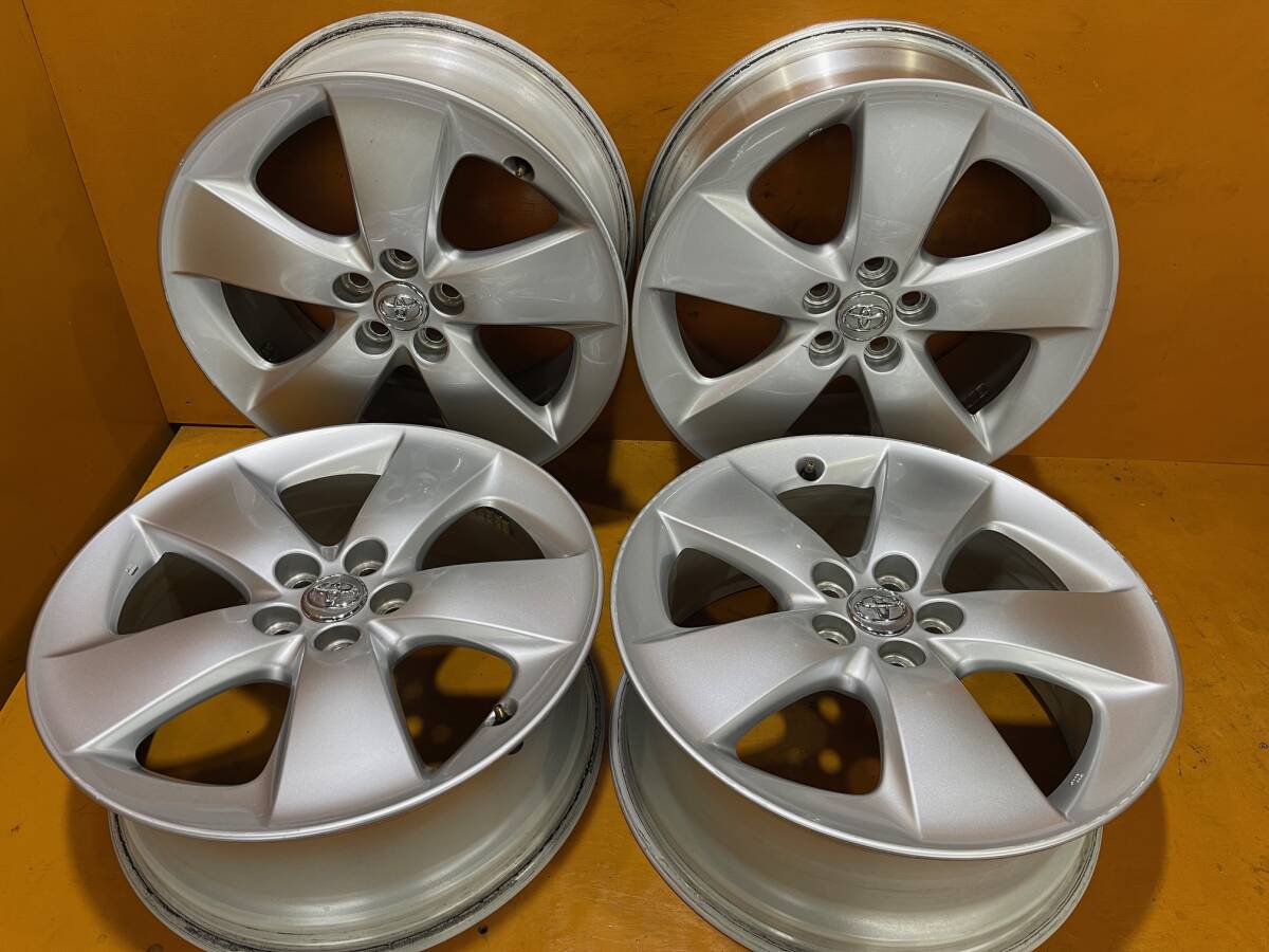 【AA424】ホイール4本*TOYOTA 17×7J 5穴 PCD100 +50