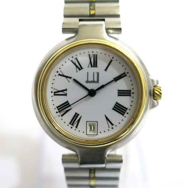 DUNHILL ダンヒル DQ8619 ミレニアム デイト クォーツ 腕時計 【 送料無料】中古品 used AB