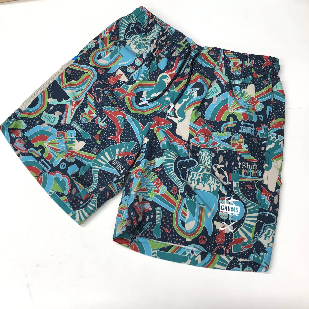 Winiche&Co. ウィニッチアンドコー ハーフパンツ 総柄 M - パンツ Winiche&Co. ウィニッチアンドコー ハーフパンツ 総柄 M - パンツ