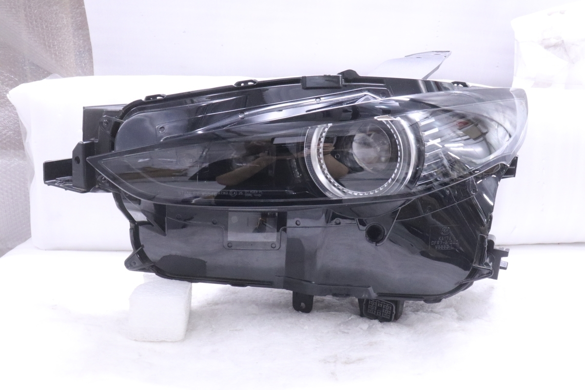 48-623★LED DM8P CX-30★左ヘッドライト STANLEY W5546 打刻:6 ASSY ブラック 純正★マツダ (RO)