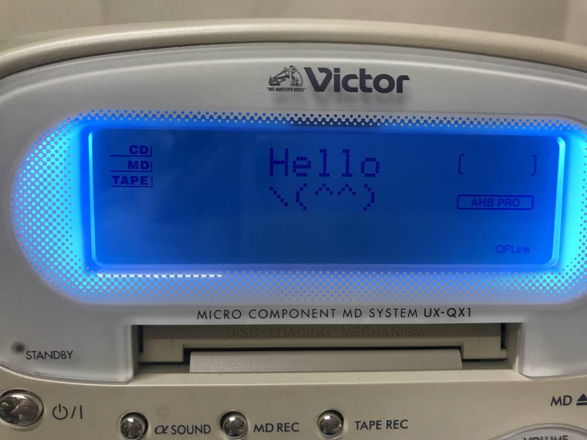ジャンク品 部品取り Victor CD MD CASSETTE RECEIVER CA-UXQX1 ジャンク品 部品取り Victor CD MD CASSETTE RECEIVER CA-UXQX1