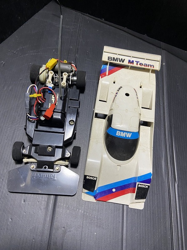 タミヤ　タムテック 1/24 電動RC BMW GTP　内部メカ有り　プロポ/バッテリー無し　ジャンク