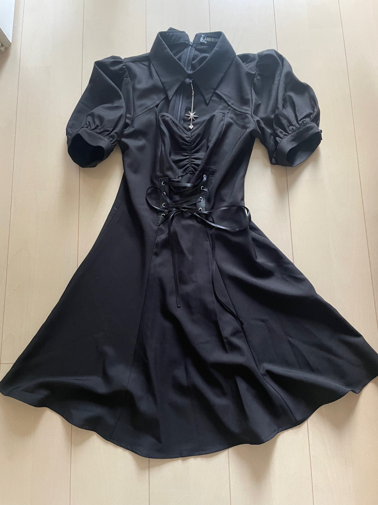 QOOZA Dark in Love ダークインラブ / Rebel girl lace up waist QOOZA Dark in Love ダークインラブ / Rebel girl lace up waist