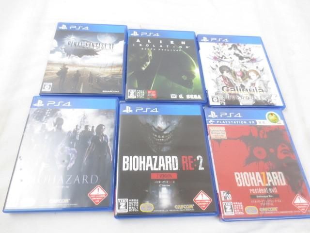 【同梱可】中古品 ゲーム プレイステーション4 PS4ソフト 6点 バイオハザード7 6 RE:2 ファイナルファンタジー XV 等