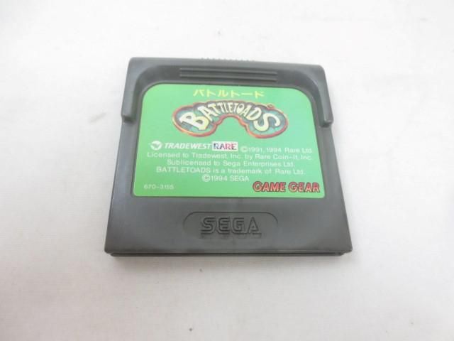 【同梱可】中古品 ゲーム セガ ゲームギア バトルトード BATTLE TOADS ソフトのみ