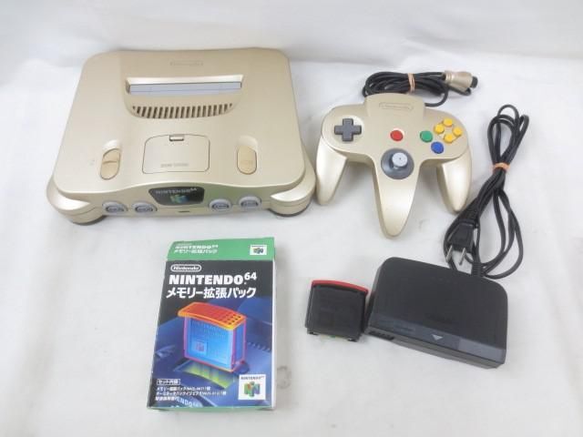 中古品 ゲーム NINTENDO 64 本体 NUS-001 NUS-007 メモリー拡張