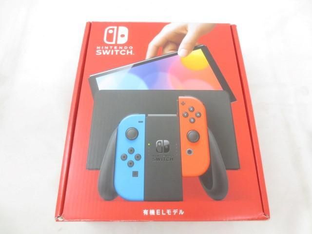 【同梱可】中古品 ゲーム Nintendo switch ニンテンドースイッチ 本体 HEG-001 有機ELモデル ネオンレッド ネオンブ