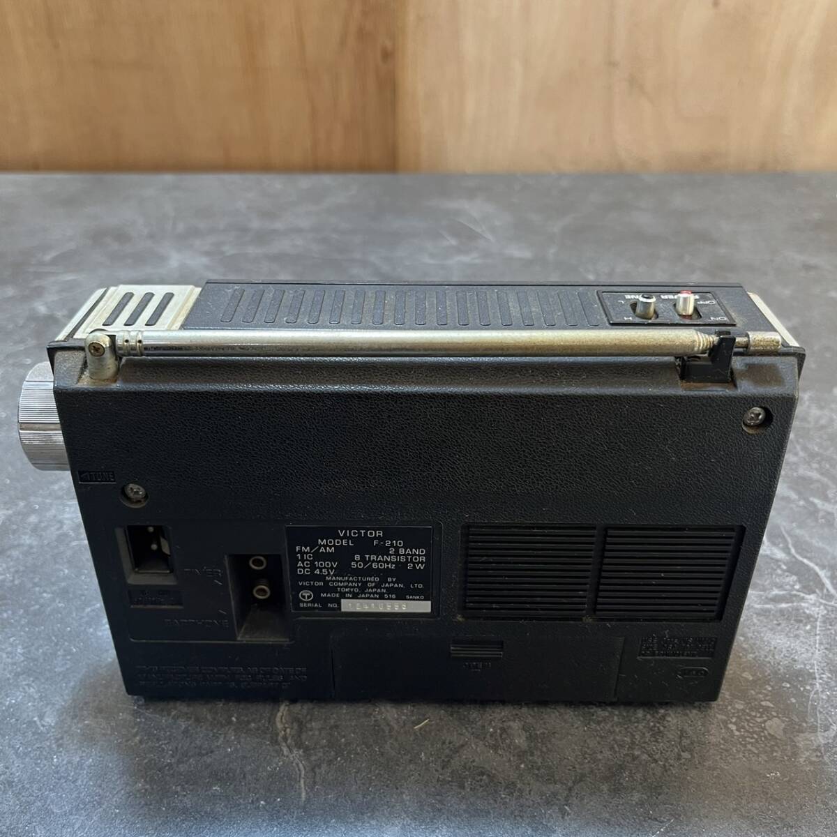 Yahoo!オークション - Victor ビクター 2BAND AM/FM ラジオ F