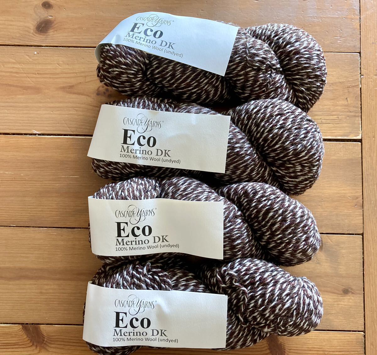 Cascade Yarns Eco Merino DKカスケードヤーン4カセ☆並太毛糸メリノ海外毛糸まとめて
