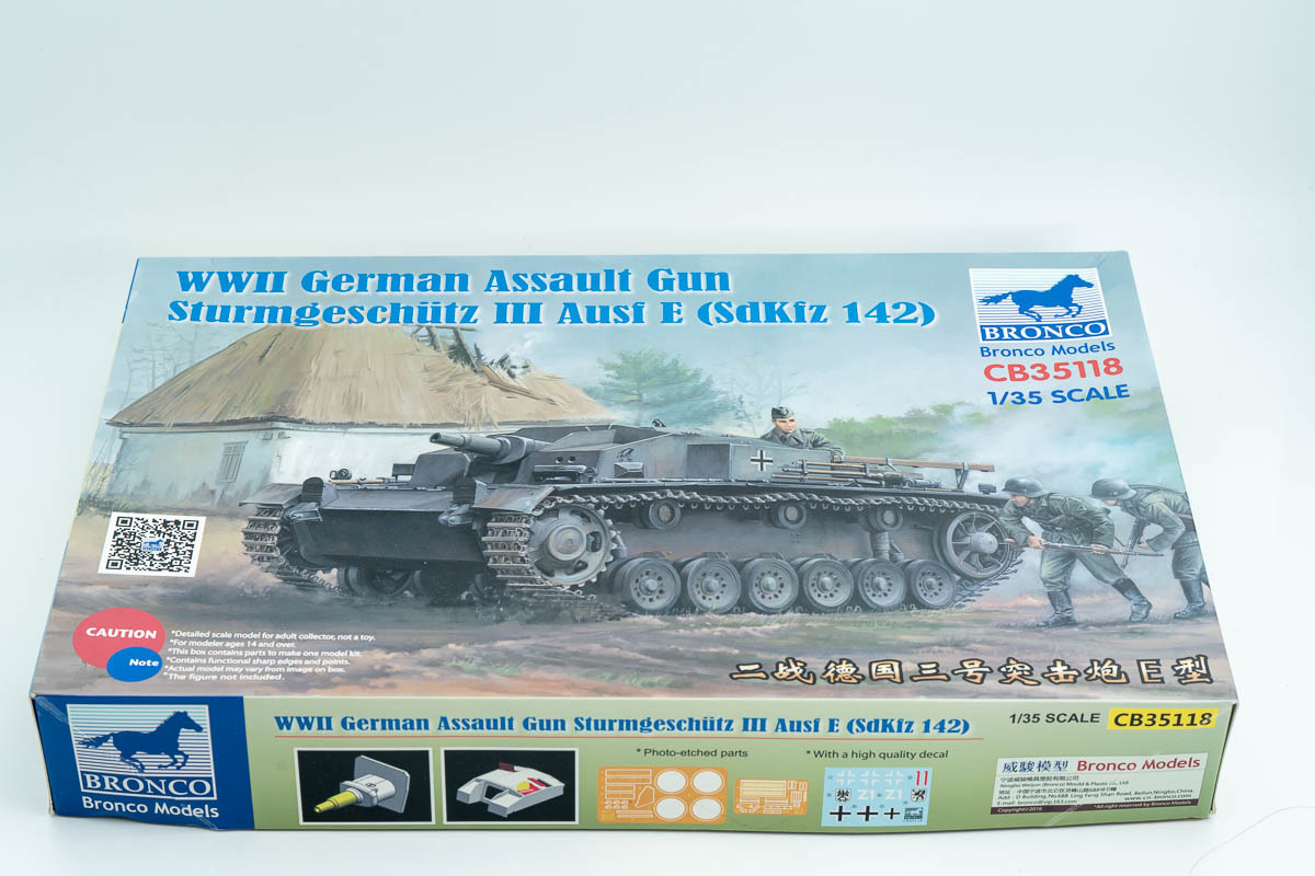 ブロンコモデル 1/35 ドイツ III号突撃砲 E型 未組立　プラモデル　CB35118