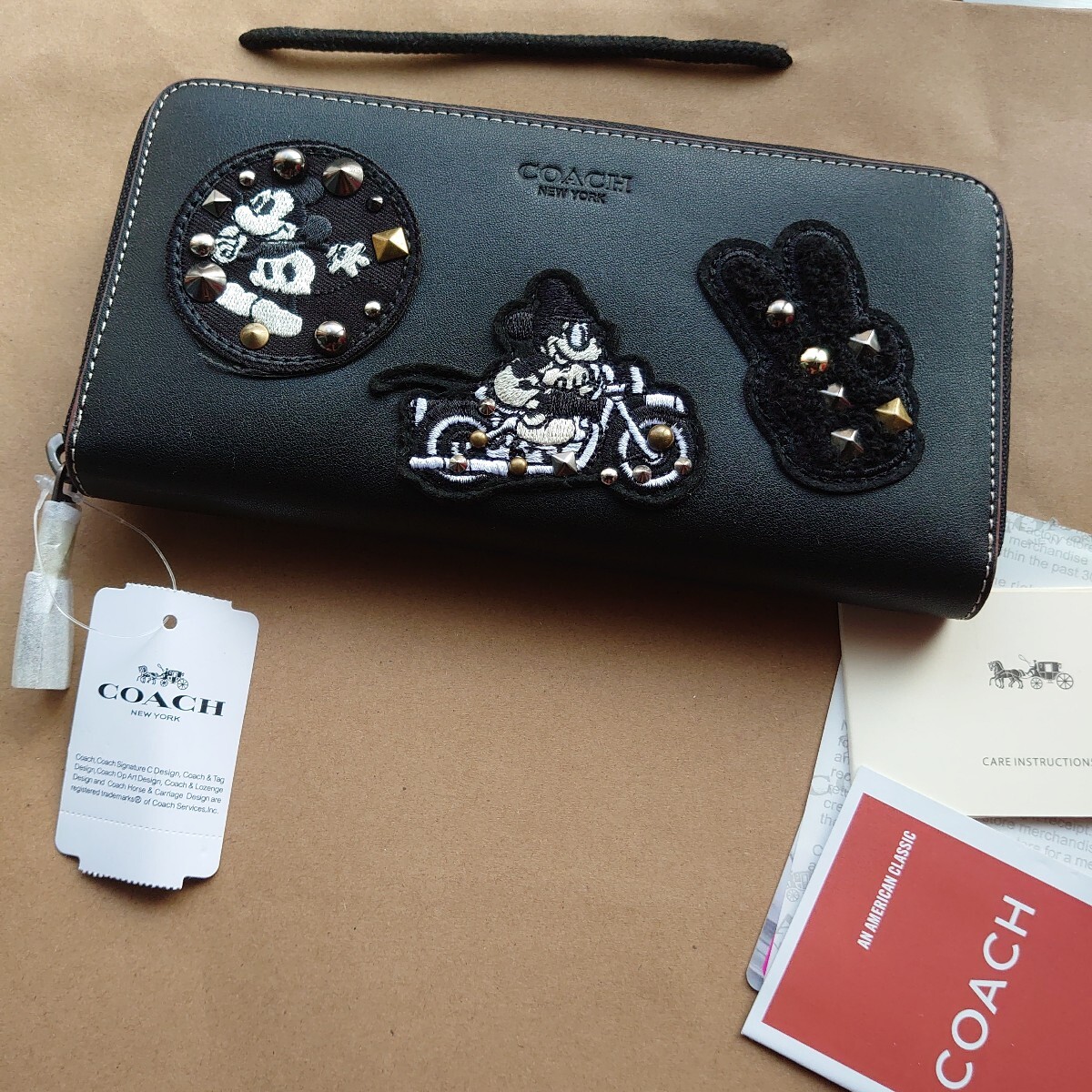 COACH 長財布 メンズ レディース ディズニー コラボ ミッキー COACH 長財布 メンズ レディース ディズニー コラボ ミッキー