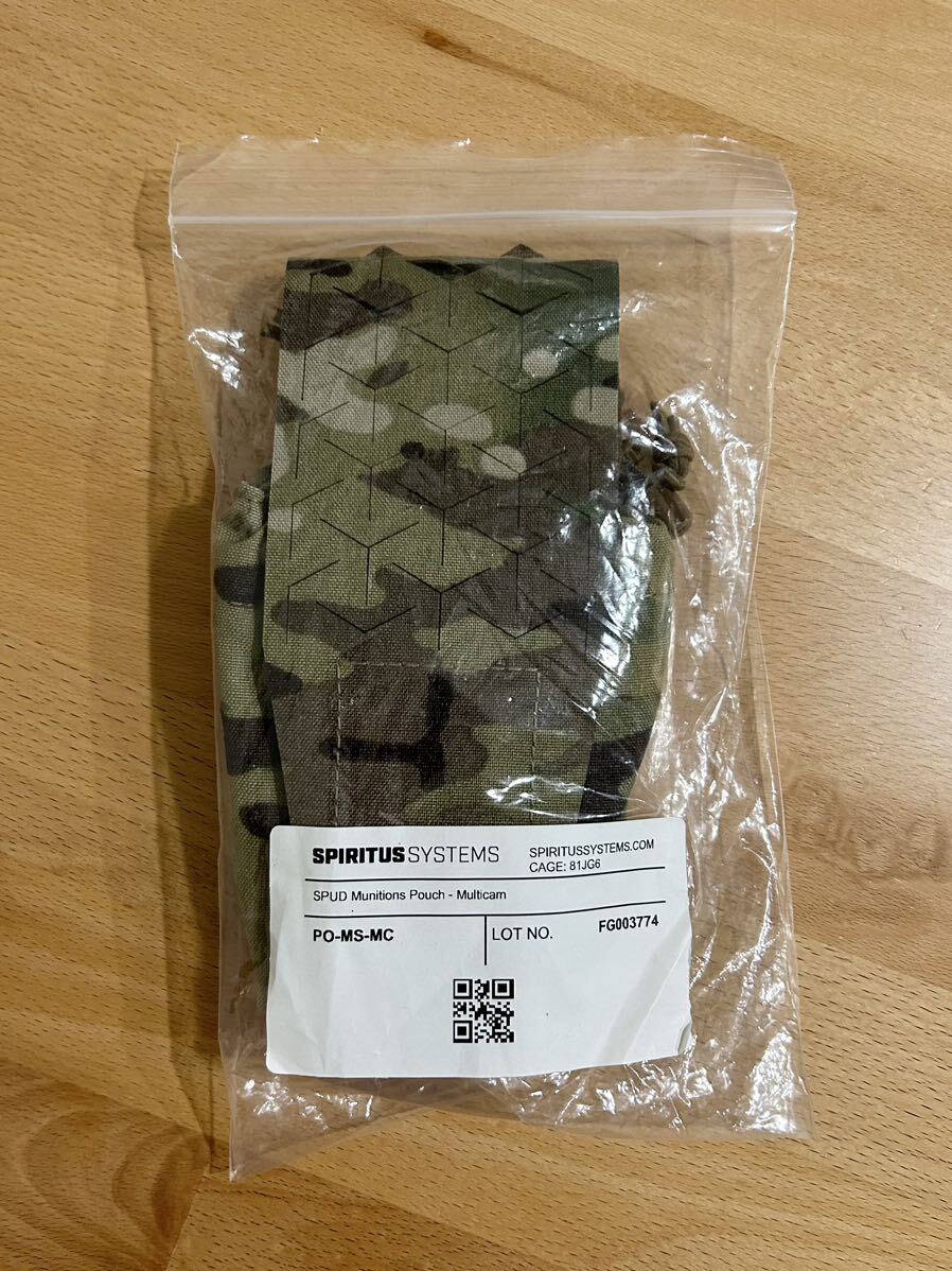 送料無料！実物 SPIRITUS SYSTEMS SPUDポーチ　マルチカム
