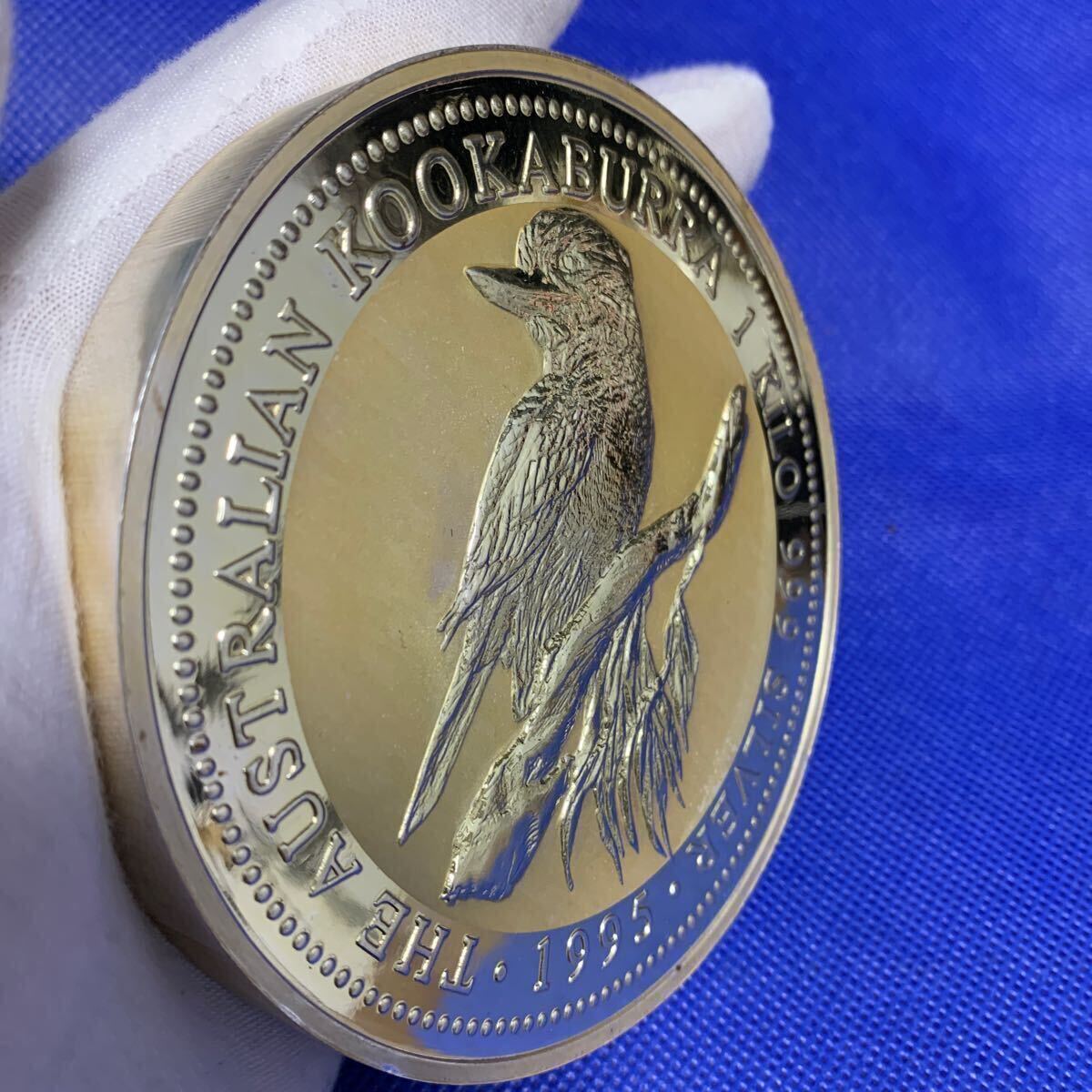 オーストラリア1995年 カワセミ銀貨30ドル 1kg エリザベス2世 オーストラリア1995年 カワセミ銀貨30ドル 1kg エリザベス2世