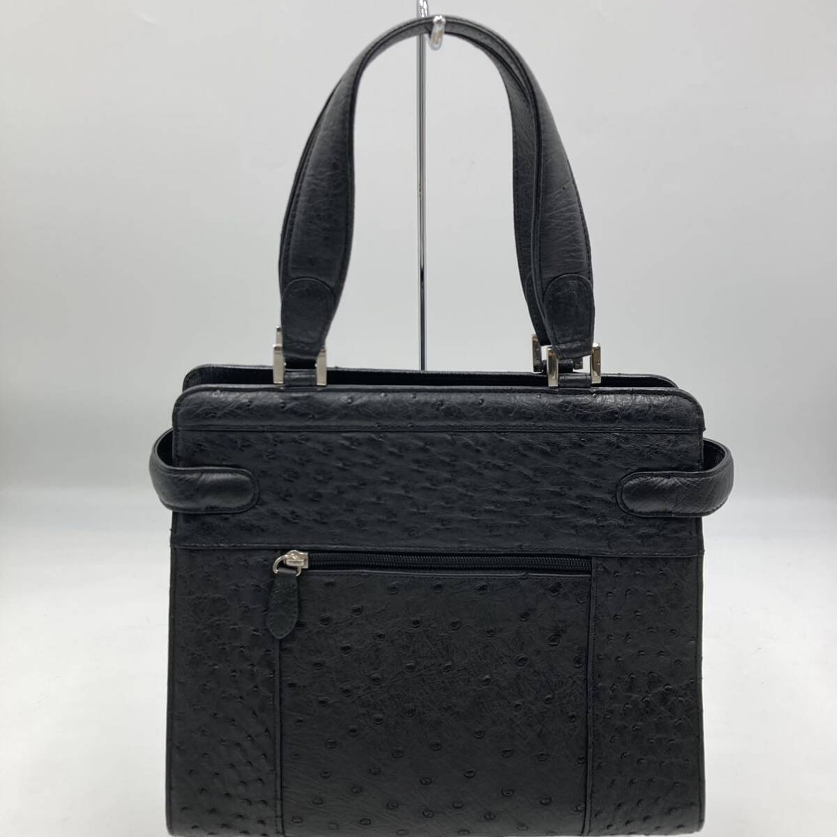 オーストリッチ ハンドバッグ レザー バッグ エキゾチックレザー オーストリッチ ハンドバッグ レザー バッグ エキゾチックレザー
