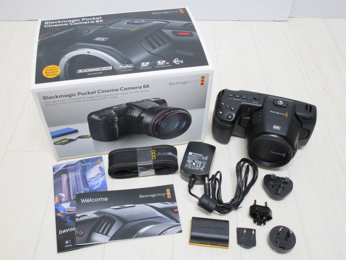 【リセット・通電のみ確認/ジャンク扱い】HE-945◆Blackmagic Pocket Cinema Camera シネマカメラ 6K 中古品