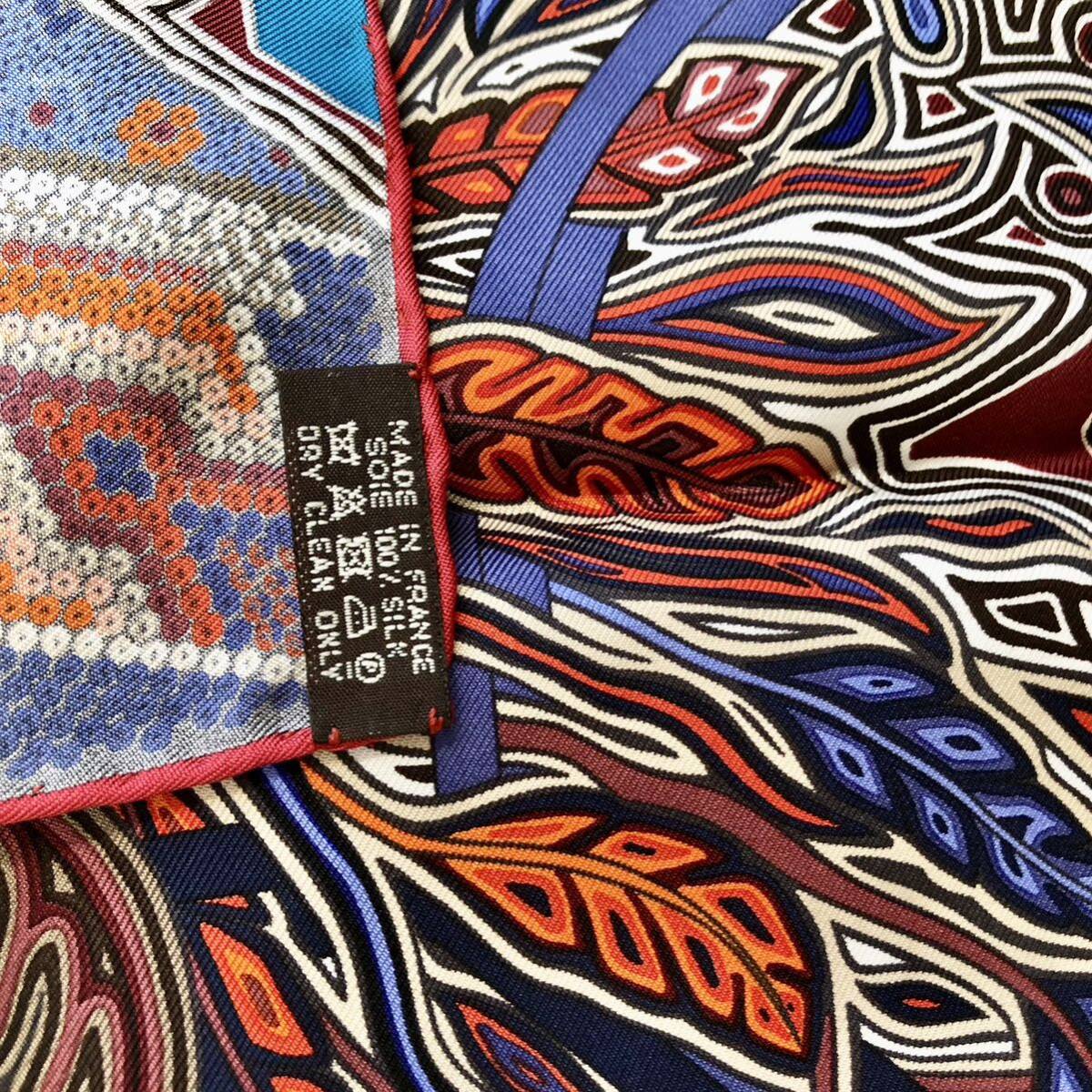 HERMES カレ90 L'Arbre du Vent 風の大樹 エルメス シルク スカーフ HERMES カレ90 L'Arbre du Vent 風の大樹 エルメス シルク スカーフ