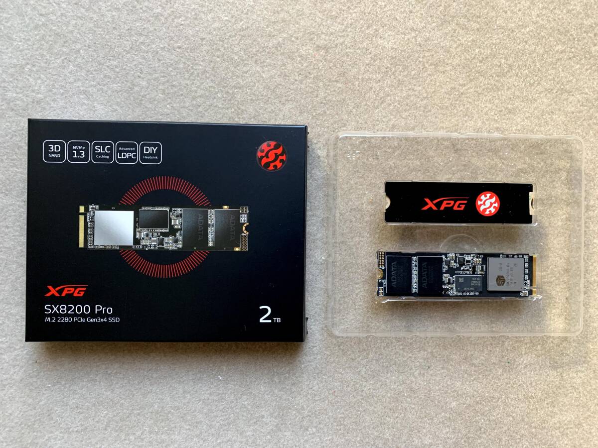 SSD 2TB 　ADATA　SX8200 Pro