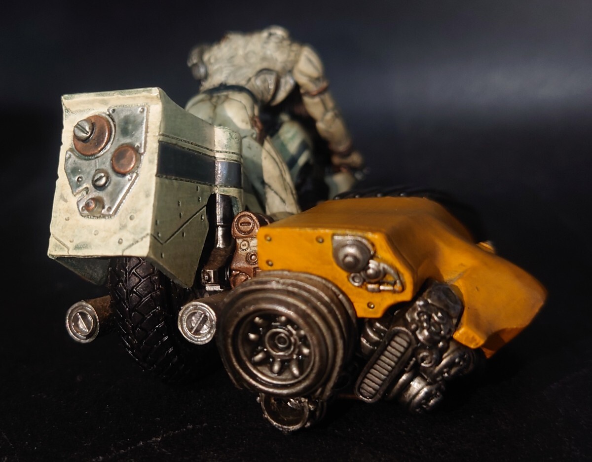 S.I.C.匠魂 VOL.4 キカイダー & バイク &サイドマシーン ホワイトカラー 竹谷隆之氏原型製作 塗装済み完成品 フィギュア 正規品 同梱歓迎_画像4