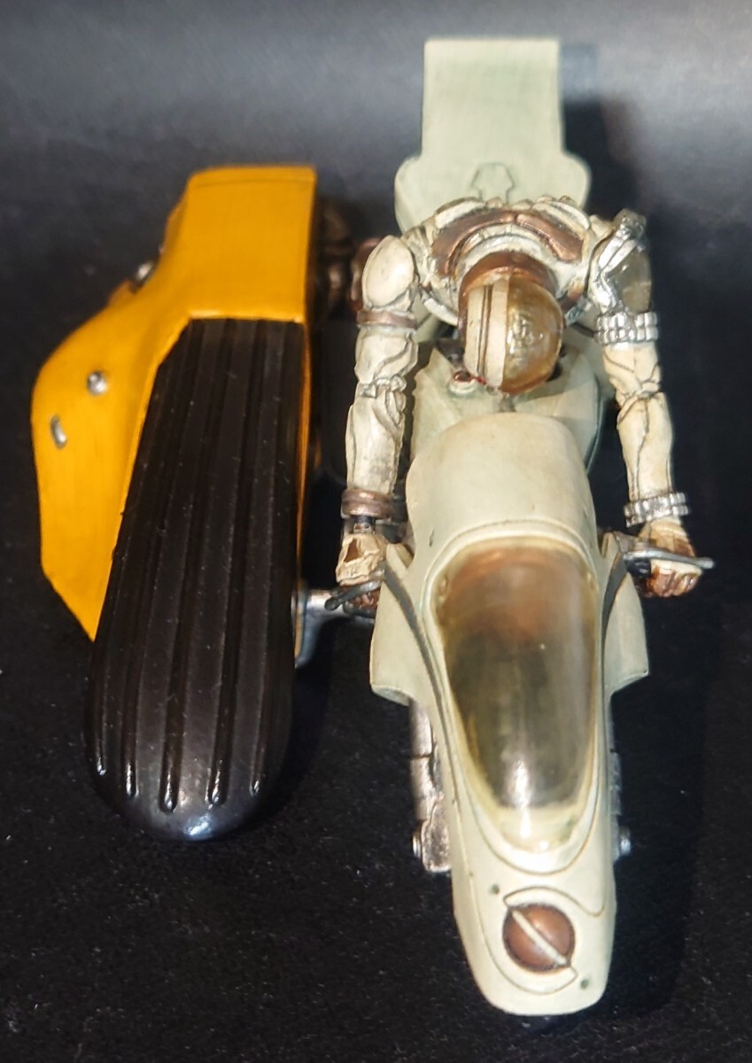 S.I.C.匠魂 VOL.4 キカイダー & バイク &サイドマシーン ホワイトカラー 竹谷隆之氏原型製作 塗装済み完成品 フィギュア 正規品 同梱歓迎_画像5
