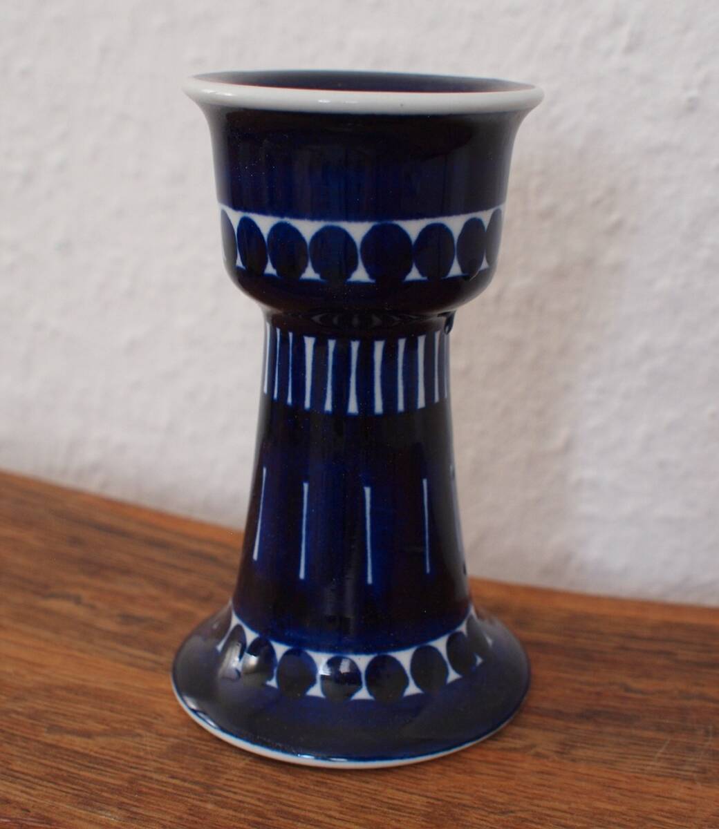 【極希少アイテム】アラビア バレンシア キャンドルホルダー ★北欧 ヴィンテージ アラビア【極希少アイテム】バレンシア キャンドルホルダー