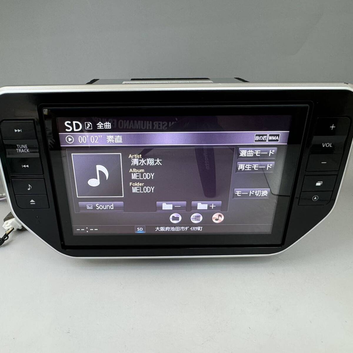 送料無料 即決 保証 美品 ダイハツ純正 ムーブ SDナビ 8インチ