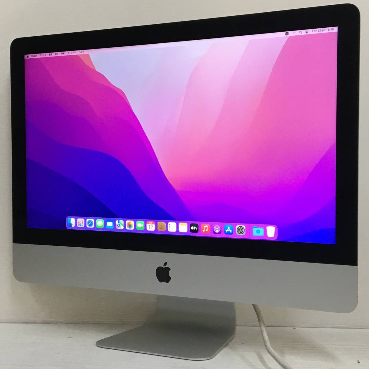 ☆【美品 21.5インチ】Apple iMac (21.5-inch， Late 2015) A1418 Core i5(5575R)/2.8GHz RAM:16GB/HDD:1TB Monterey 動作品