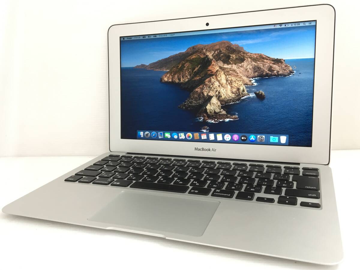 ☆【美品 11.6インチ】Apple MacBook Air (11-inch， Early 2015) A1465 Core i5(5250U)/1.6GHz RAM:4GB/SSD:256GB Catalina 動作品