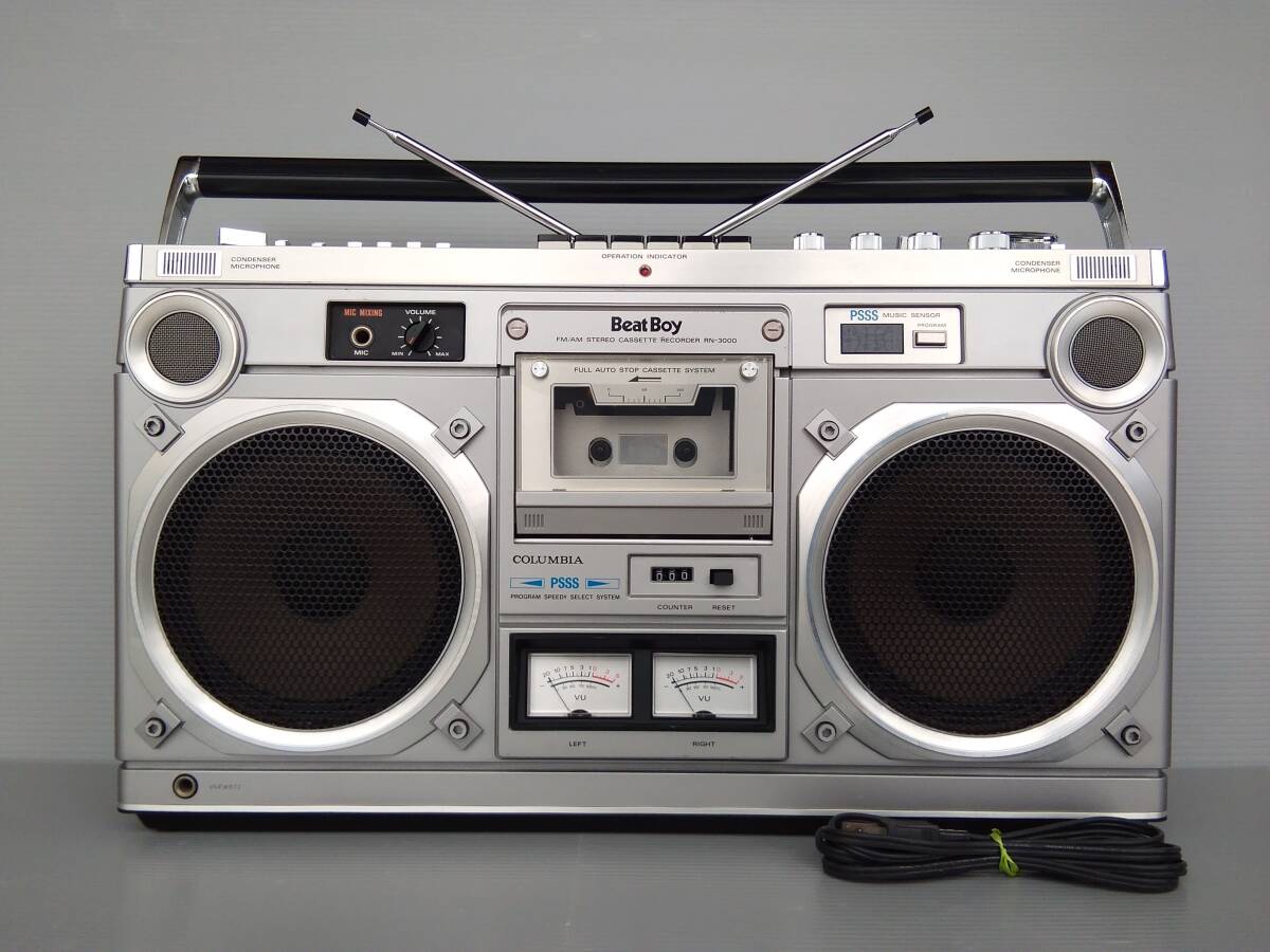 Yahoo!オークション - COLUMBIAラジカセretroビートボーイRN3000 Yahoo!オークション - COLUMBIAラジカセretroビートボーイRN3000