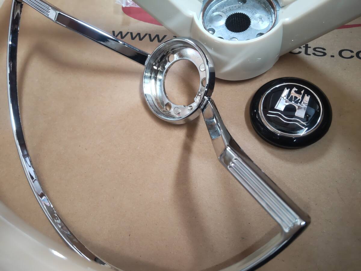 空冷vw純正スタイルホーンリングステアリングassy・新品リプロ 空冷vw純正スタイルホーンリングステアリングassy・新品リプロ