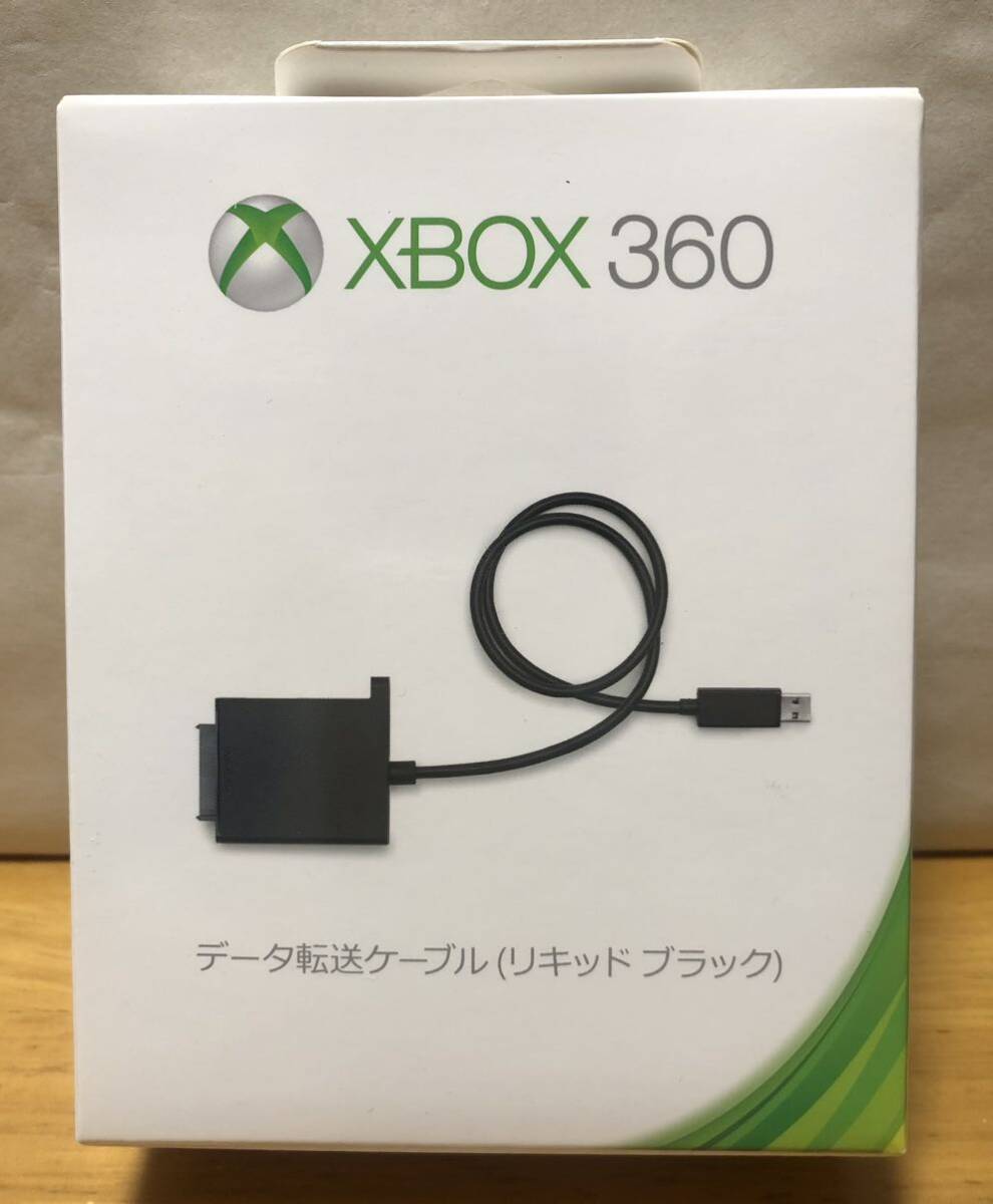 ★XBOX360 データ転送ケーブル （リキッドブラック）（未開封）マイクロソフト 