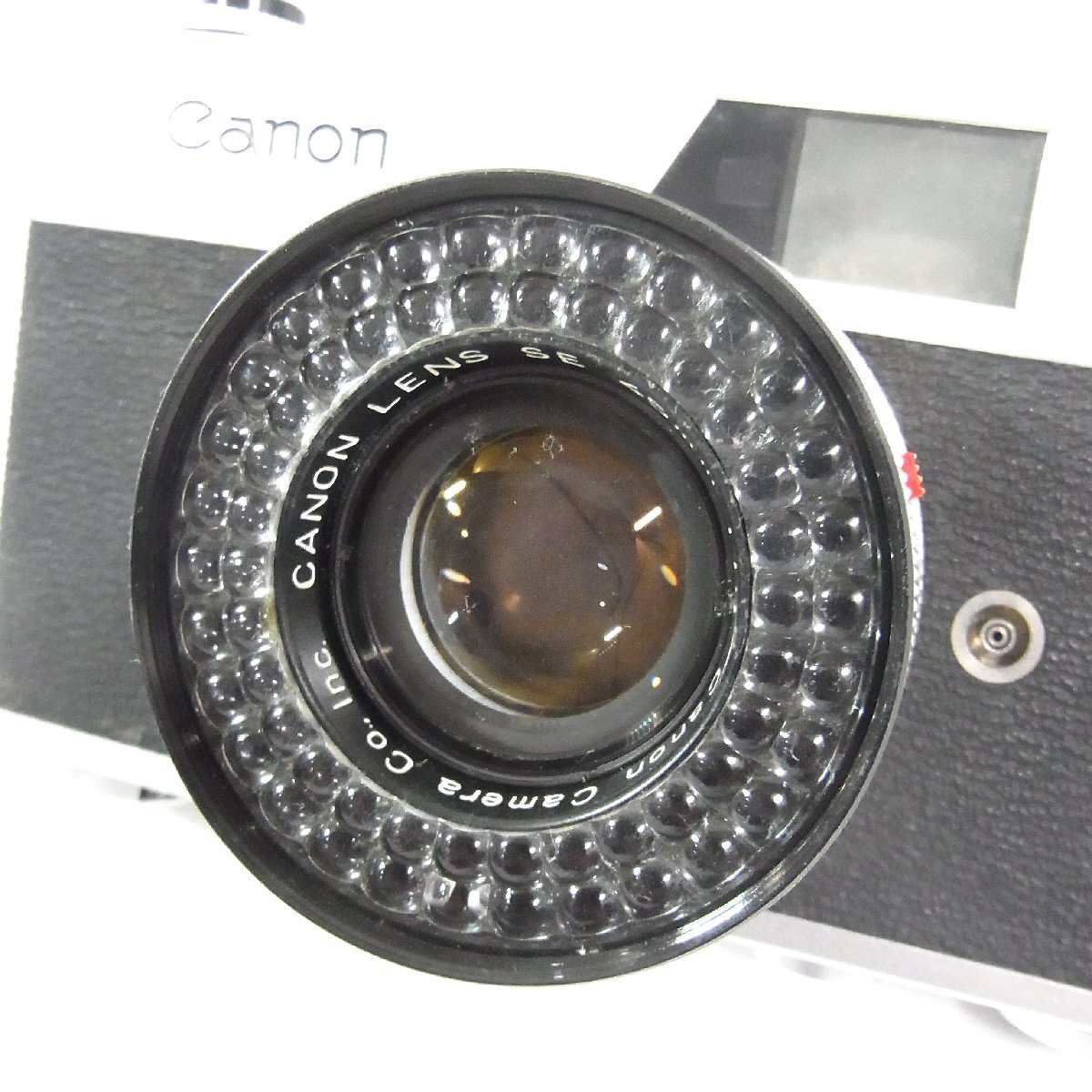 ジャンク●Canon フィルムカメラ canonet●キャノン キャノネット ケース付き 動作未確認 現狀渡し 札幌