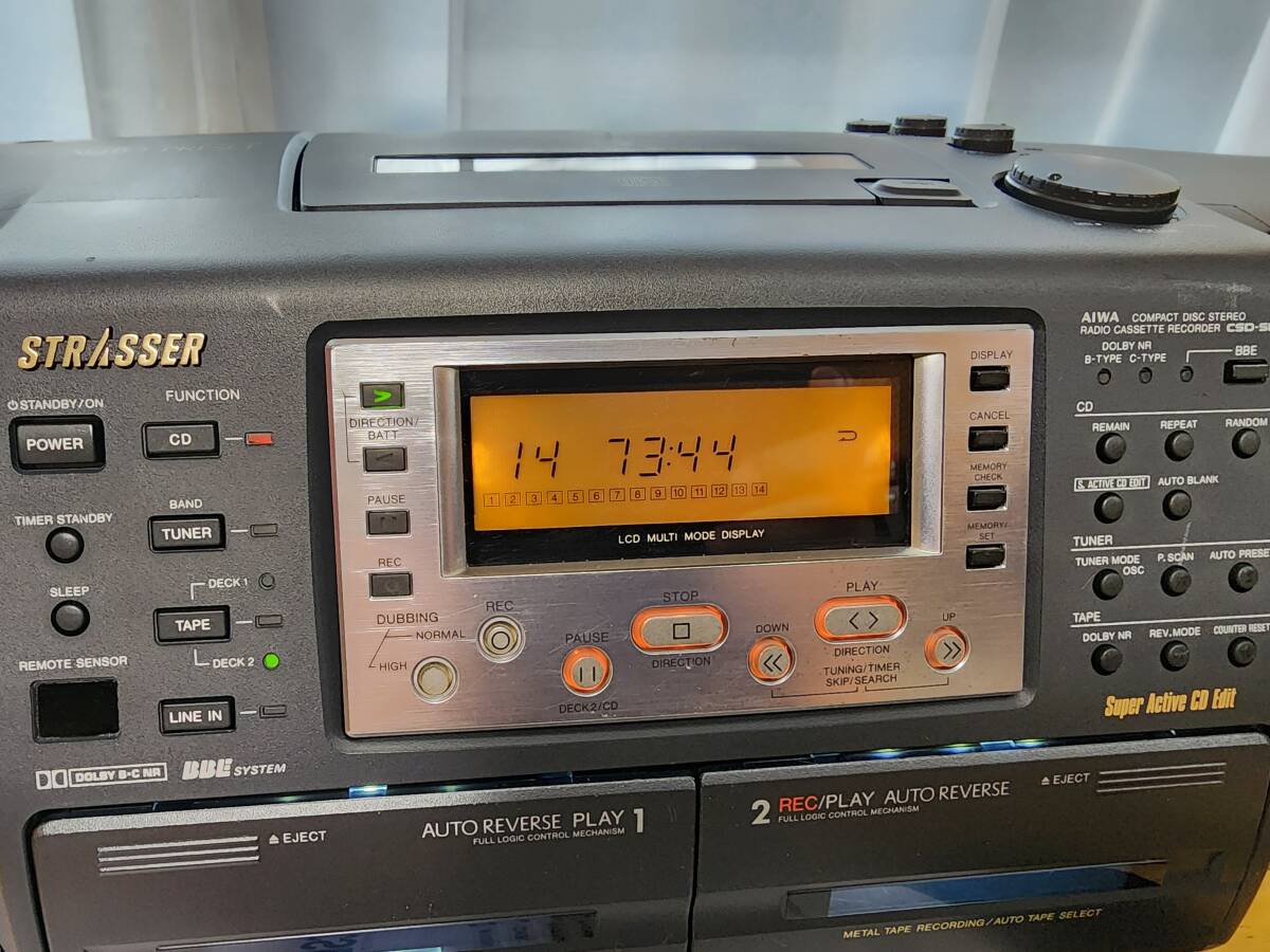 Yahoo!オークション - 92 AIWA STRASSER CSD-SR8改 Bluetooth Yahoo!オークション - 92 AIWA STRASSER CSD-SR8改 Bluetooth