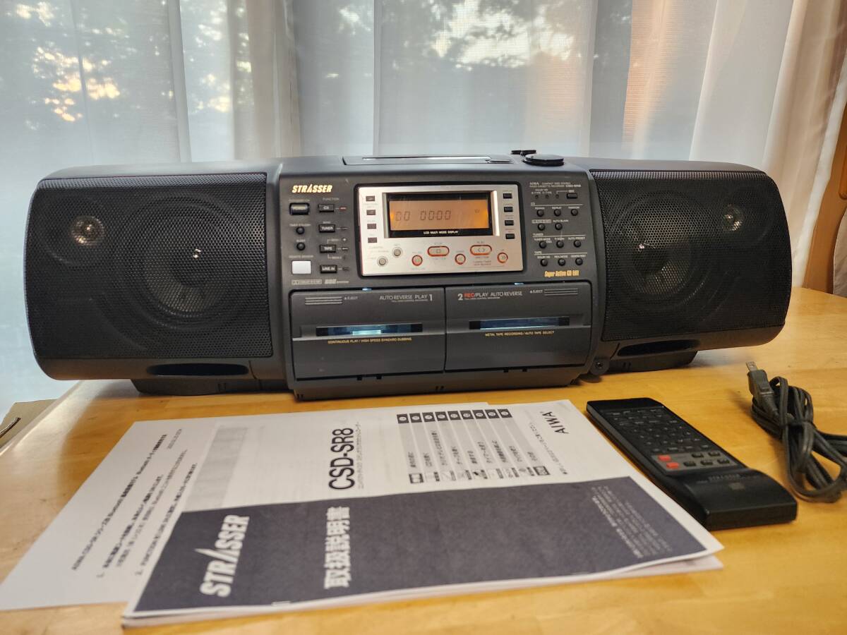 Yahoo!オークション - 92 AIWA STRASSER CSD-SR8改 Bluetooth Yahoo!オークション - 92 AIWA STRASSER CSD-SR8改 Bluetooth