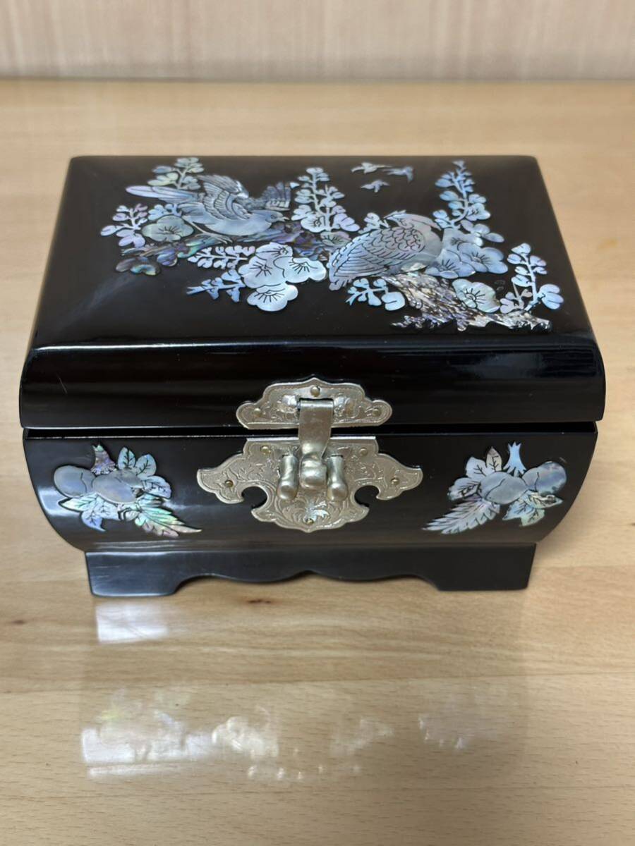 Y2800S 螺鈿細工 貝細工 漆工芸 アクセサリーケース ジュエリー Y2800S 螺鈿細工 貝細工 漆工芸 アクセサリーケース ジュエリー