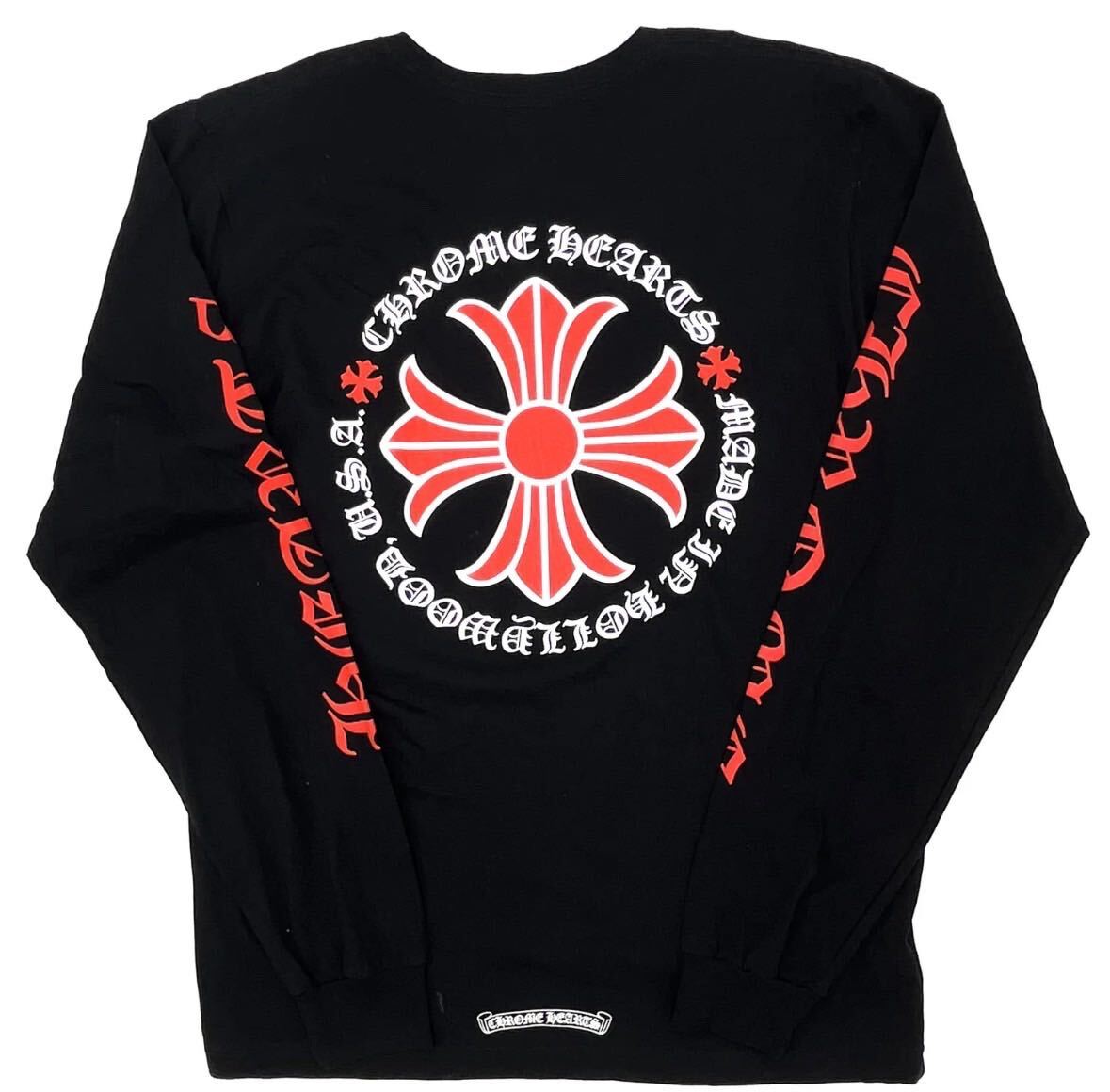 新品CHROME HEARTSクロムハーツRed Crossレッドクロス長袖T 新品CHROME HEARTSクロムハーツRed Crossレッドクロス長袖T