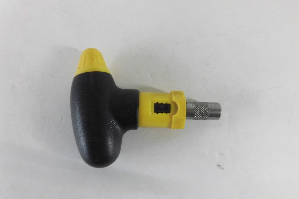 中古 メーカー不明 T型ラチェット差替式ドライバー 本體のみ【0006711】