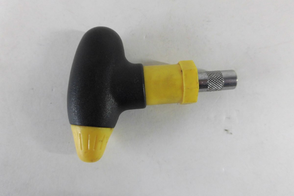 中古 メーカー不明 T型ラチェット差替式ドライバー 本體のみ【0006711】