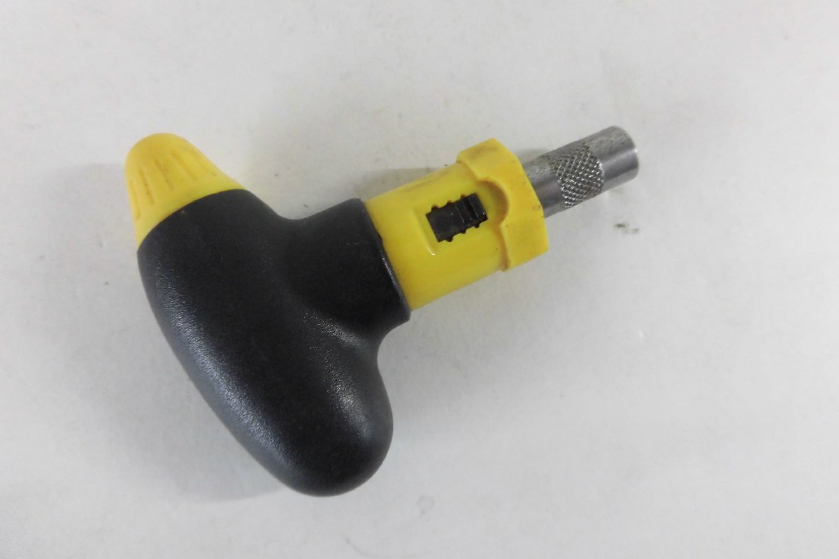 中古 メーカー不明 T型ラチェット差替式ドライバー 本體のみ【0006711】
