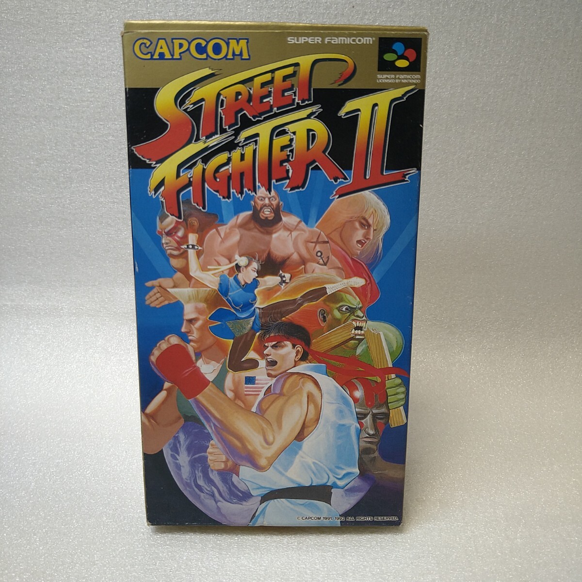 Yahoo!オークション - 【SFC】 ストリートファイターⅡ【箱 Yahoo!オークション - 【SFC】 ストリートファイターⅡ【箱
